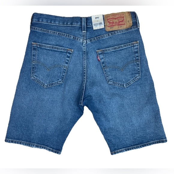 NWT 501 Men’s Levi’s Jean Shorts Stretch Size 29 Waist 29.5” - 30” New - Picture 7 of 8